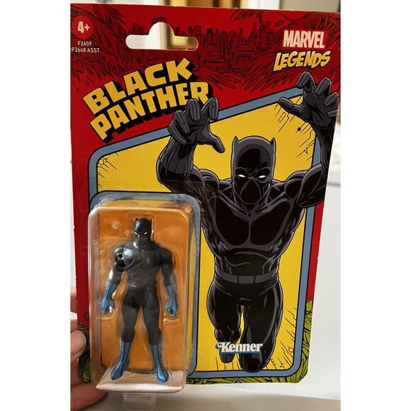 Kenner Marvel Legends Retro Black Panther 3.75in Action Figure NIP NEW - Picture 1 of 7